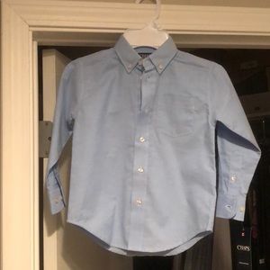 Boys NWT Chaps size 4 Blue Button up